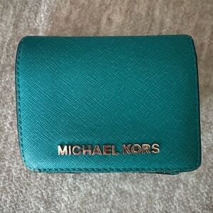 Michael Kors Turquoise Wallet